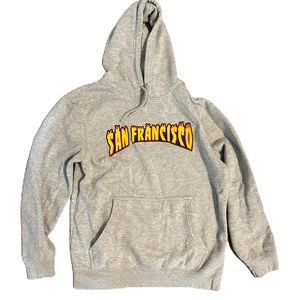 San Francisco hoodie in gray size medium